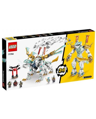 Κατασκευαστής LEGO Ninjago- Ο Δράκος του Πάγου του Ζέιν (71786) - 2