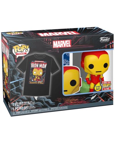 Σετ Funko POP! Collector's Box: Marvel - Holiday Iron Man (Glows in the Dark) - 5