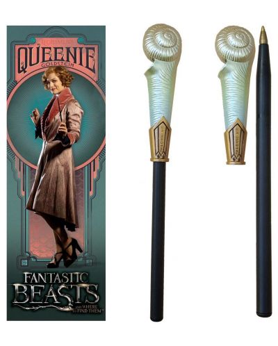 Σετ στυλό και διαχωριστή βιβλίων  The Noble Collection Movies: Fantastic Beasts - Queenie Goldstein - 1