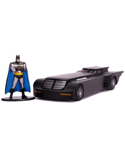 Σετ Jada Toys - Αυτοκίνητο Batman Animated Series Batmobile, 1:32 - 3