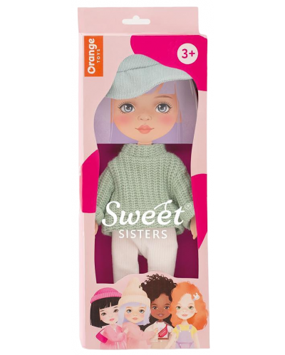 Σετ ρούχων κούκλας Orange Toys Sweet Sisters - Πράσινο πουλόβερ - 1