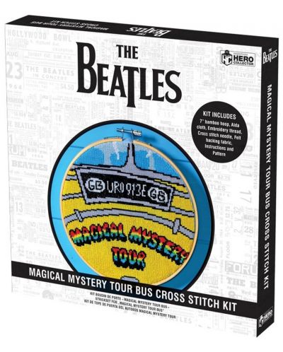 Σετ κεντήματος  Eaglemoss Music: The Beatles - Magical Mystery Tour Bus - 1