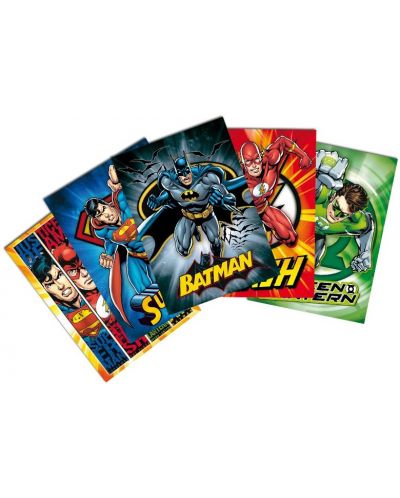 Σετ καρτ ποστάλ ABYstyle DC Comics: Justice League - Justice League of America, 5 τεμάχια - 1