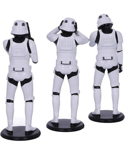 Σετ ειδώλων Nemesis Now Star Wars: Original Stormtrooper - Three Wise Stormtroopers, 14 εκ - 3
