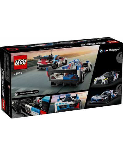 Κατασκευαστής LEGO Speed Champions - BMW M4 GT3 & BMW M Hybrid V8 (76922) - 2