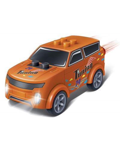 Κατασκευαστής BanBao - μίνι αυτοκίνητο,26 μέρη,πορτοκαλί - 2