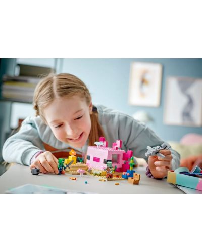Κατασκευαστής   LEGO Minecraft - Axolotl House (21247) - 7