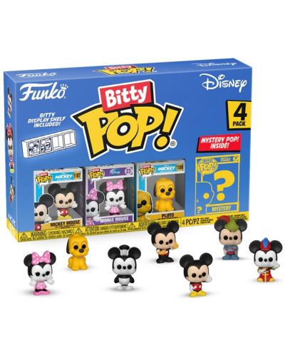 Σετ μίνι φιγούρες Funko Bitty POP! Disney Classics - 4-Pack (Series 1) - 1