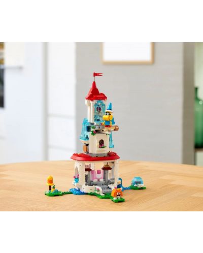 Συμπλήρωμα LEGO  Super Mario - Στολή γάτα και ο παγωμένος πύργος (71407) - 10