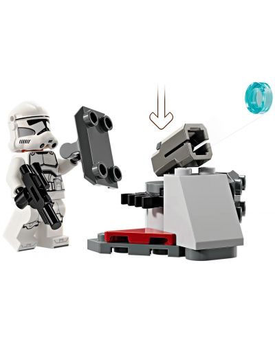 Κατασκευαστής LEGO Star Wars - Πακέτο μάχης Clone Stormtroopers και Battle Droids (75372) - 4