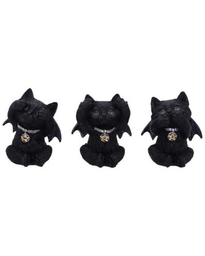 Σετ αγαλματίδια Nemesis Now Adult: Humor - Three Wise Vampuss, 9 cm - 1