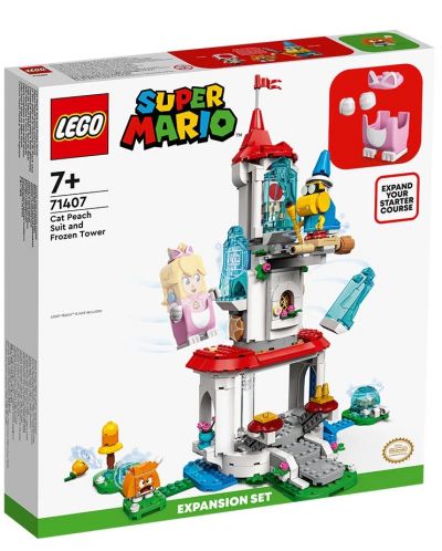 Συμπλήρωμα LEGO  Super Mario - Στολή γάτα και ο παγωμένος πύργος (71407) - 1