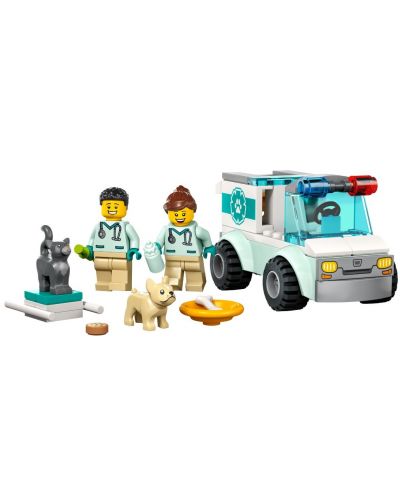 Κατασκευαστής LEGO City -Διάσωση με κτηνιατρικό λεωφορείο (60382) - 2