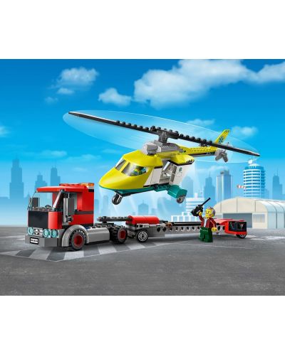 Κατασκευαστής Lego City - Μεταφορά ελικοπτέρου διάσωσης (60343) - 3