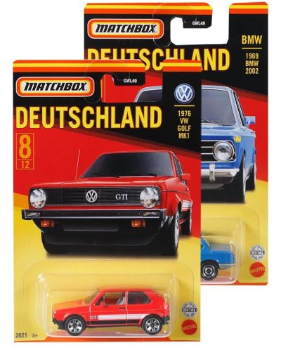 Αυτοκίνητο Mattel Matchbox - Τα καλύτερα αυτοκίνητα της Γερμανίας, 1:64, ποικιλία - 1