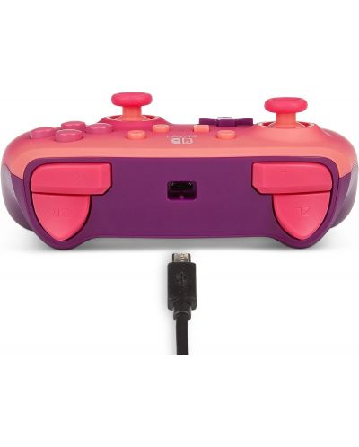 Χειριστήριο  PowerA - Enhanced,  ενσύρματο, Fantasy Fade Red (Nintendo Switch) - 5