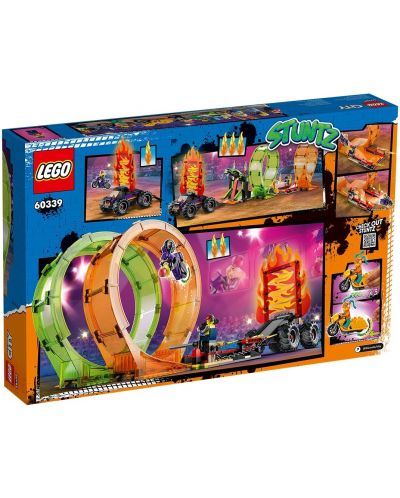 Κατασκευή Lego City - Αρένα ακροβατικών με δύο βρόχους (60339) - 2