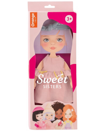 Σετ ρούχων κούκλας Orange Toys Sweet Sisters - Φόρεμα με φούντες - 1