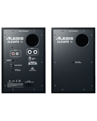 Ηχεία Alesis - Elevate 4, 2 τεμάχια, μαύρα - 2