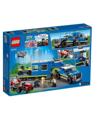 Κατασκευαστής Lego City -  Αστυνομικό Κινητό Κέντρο Διοίκησης σε Φορτηγό (60315) - 2