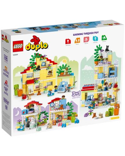 Κατασκευαστής  LEGO Duplo - Οικογενειακό σπίτι 3 σε 1 (10994) - 10