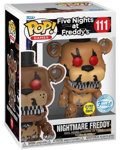 Σετ Funko POP! Collector's Box: Games: Five Nights at Freddy's - Nightmare Freddy (Glows in the Dark) (Special Edition) - 4