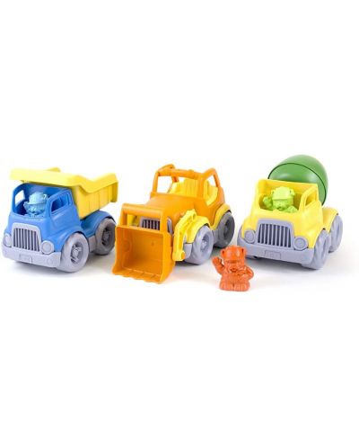 Σετ οχημάτων κατασκευής Green Toys, 3 τεμάχια - 1