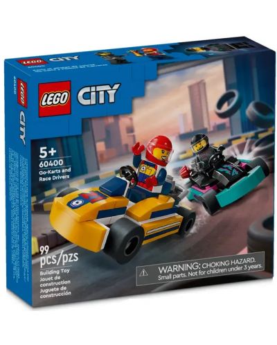 Κατασκευαστής LEGO City Great Vehicles -Καρτ αυτοκίνητα και αγωνιστές(60400) - 1