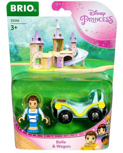 Σετ Brio Disney Princess - Η πριγκίπισσα Μπελ με  βαγόνι - 2