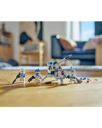 Κατασκευαστής LEGO Star Wars - Πακέτο μάχης 501 Clone Stormtrooper (75345) - 7