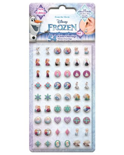 Σετ αυτοκόλλητα σκουλαρίκια Craze - Frozen, 54 τεμάχια - 1