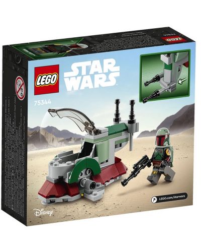 Κατασκευαστής LEGO Star Wars -Το πλοίο του Μπόμπα Φετ, Microfighter (75344)	 - 2