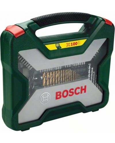 Σετ τρυπανιού Bosch - X-Line Titanium, 100 εξαρτήματα - 2