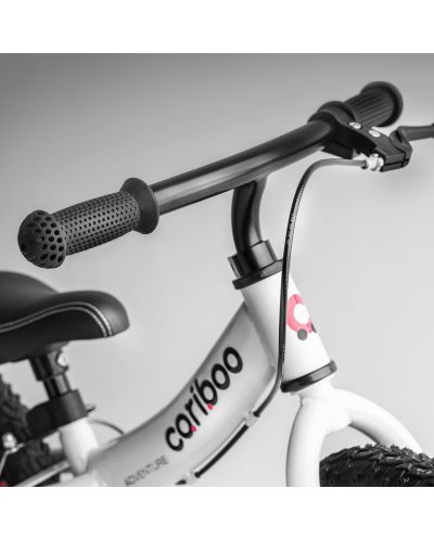 Ποδήλατο ισορροπίας Cariboo - Adventure, λευκό/ροζ - 5