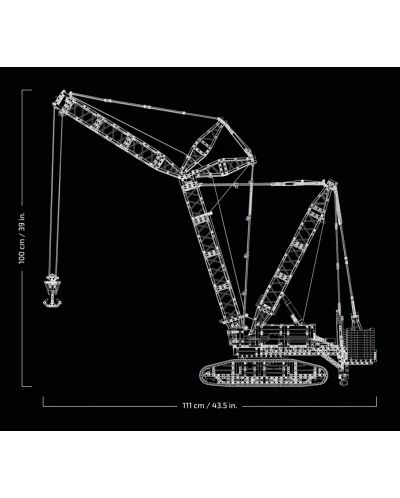 Κατασκευαστής LEGO Technic - Γερανός αλυσίδας Liebherr LR 13000 (42146) - 7