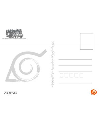 Σετ καρτ ποστάλ ABYstyle Animation: Naruto Shippuden - Cast, 5 τεμ. - 2