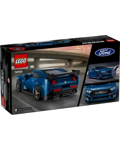 Κατασκευαστής LEGO Speed Champions - Ford Mustang Dark Horse (76920) - 2
