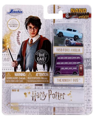 Σετ Jada Toys - Λεωφορείο και αυτοκίνητο, Harry Potter - 1