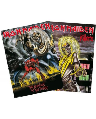 Σετ μίνι Αφίσες GB eye Music: Iron Maiden - Killers & The Number of The Beast  - 1