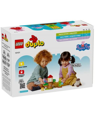 Κατασκευαστής LEGO Duplo - Ο κήπος της Πέππα με ένα δεντρόσπιτο (10431) - 1