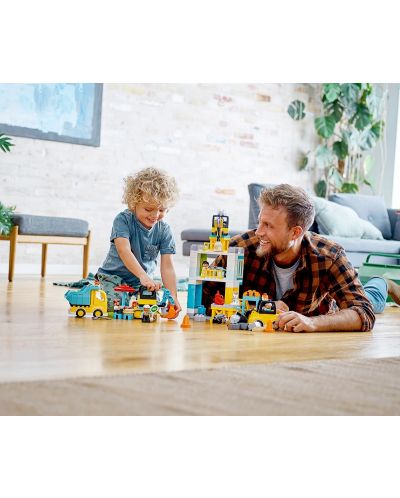 Κατασκευαστής Lego Duplo Town - Γερανός κατασκευής (10933) - 8