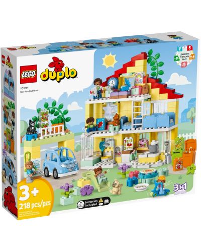Κατασκευαστής  LEGO Duplo - Οικογενειακό σπίτι 3 σε 1 (10994) - 1