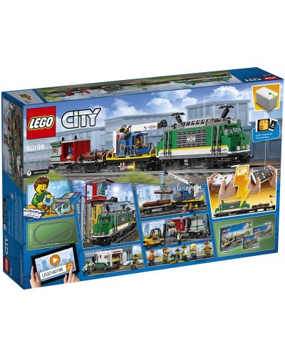 Κατασκευαστής Lego City - Εμπορευματικό τρένο (60198) - 3