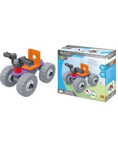 Κατασκευαστής Roy Toy Build Technic - ATV, 20 εξαρτήματα - 2