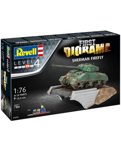 Σετ Διοράματος Revell Военни: Τανκς - Sherman Firefly - 6