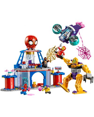 Κατασκευαστής LEGO Marvel - Team Spidey Web Spinner Headquarters (10794) - 2