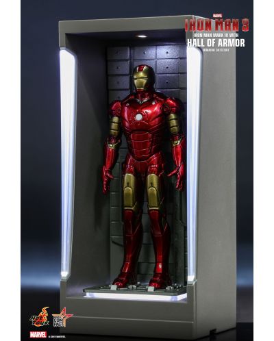 Σετ φιγούρες  Hot Toys Marvel: Iron Man - Hall of Armor, 7 τεμάχια - 5