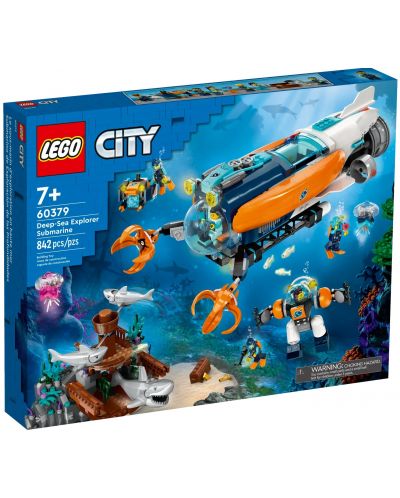 Κατασκευαστής LEGO City - Υποβρύχιο έρευνας βαθιάς θάλασσας (60379) - 1