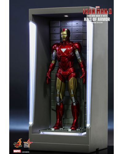 Σετ φιγούρες  Hot Toys Marvel: Iron Man - Hall of Armor, 7 τεμάχια - 8