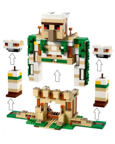 Κατασκευαστής  LEGO Minecraft - Iron Golem Fortress (21250) - 4